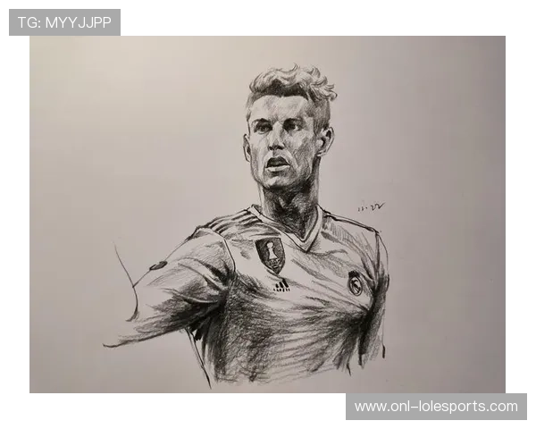 用素描勾勒足球明星风采展现球场英雄气质
